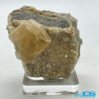 سنگ فلوریت زرد فلئوریت بلور کلکسیونی yellow fluorite