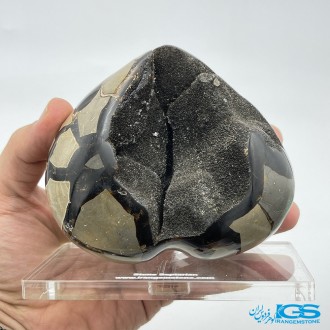 سنگ سپتارین تراش قلب septarian