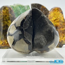 سنگ سپتارین تراش قلب septarian