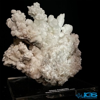 سنگ آراگونیت سفید کلیکسیونی طرح مرجانی aragonite