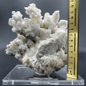 سنگ آراگونیت سفید کلیکسیونی طرح مرجانی aragonite