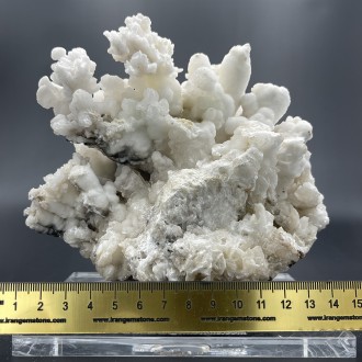 سنگ آراگونیت سفید کلیکسیونی طرح مرجانی aragonite