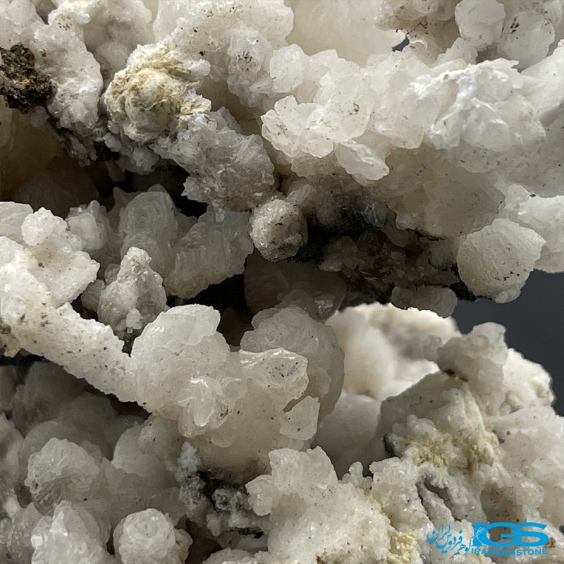 سنگ آراگونیت سفید کلیکسیونی طرح مرجانی aragonite