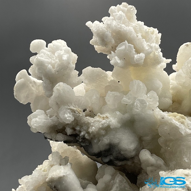 سنگ آراگونیت سفید کلیکسیونی طرح مرجانی aragonite